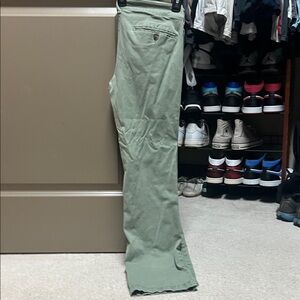 AE olive kick boot pants